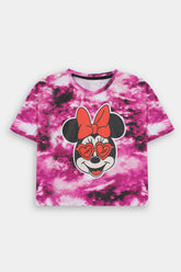Girls Tie & Dye Short Body Mini Tee