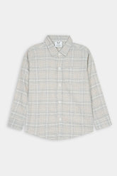 Kids Off White Check Casual Shirt