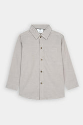 Kids Beige Casual Shirt