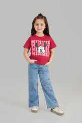 Girls HD Printed Minnie Tee