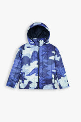 Kids Camouflage Puffer Jacket | Winter Hooded Coat | Warm & Lightweight Outerwear