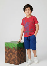 Red MINECRAFT Tee