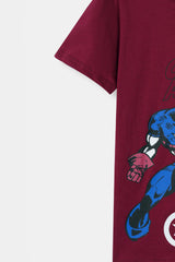 Boys Captain America Set of Short & Tee