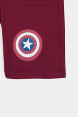 Boys Captain America Set of Short & Tee