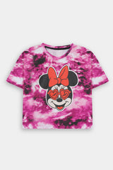 Girls Tie & Dye Short Body Mini Tee