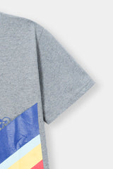 Boys 11-14 Years Chill Vibes  Light Grey Tee