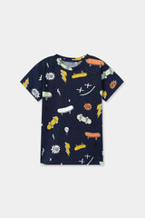 Boys Blue Skate Tee