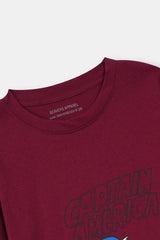 Boys Captain America Set of Short & Tee