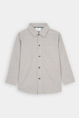 Kids Beige Casual Shirt