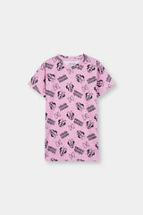 Girls Pink Mini Night Suit