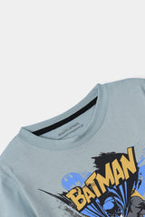 Light Blue Batman T Shirt