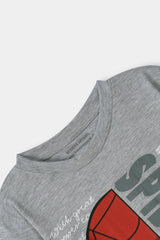 Boys Grey Spider Man Tee