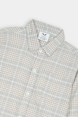 Kids Off White Check Casual Shirt