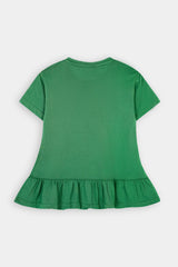 Girls Green Sparrow Top