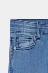 Boys Straight fit Light Blue Six Pocket Pants