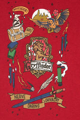 Girls Red Harry Potter Tee (11-14 Years)