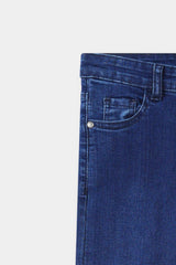 Girls Dark Blue Flare  Pant