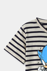 Boys Lining Sonic Tee
