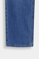 Men Straight Fit Light Blue Pant