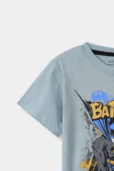 Light Blue Batman T Shirt