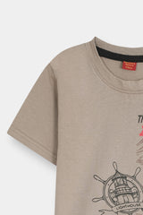Boys Brown Light House Tee