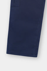 Boys Blue Cotton 6 Pocket Cargo Trouser