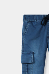 Boys Straight fit Light Blue Six Pocket Trouser