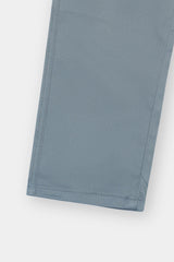 Boys Gray Cotton 6 Pocket Cargo Trouser