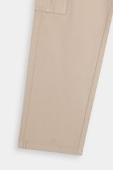 Boys Khaki Cotton 6 Pocket Cargo Trouser