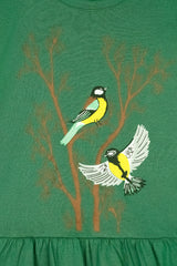 Girls Green Sparrow Top
