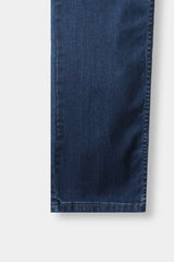 Men Slim Fit Mid Blue Pant