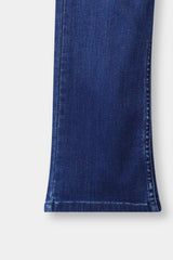 Girls Dark Blue Flare  Pant