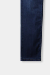Men Slim Fit Dark Blue Pant