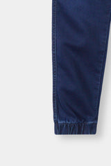 Boys Straight Fit Dark Blue Six Pocket Trouser
