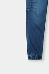 Boys Straight fit Light Blue Six Pocket Trouser