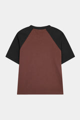 Boys Brown Dinosaur Puff Printed Tee