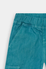 Girls Green  Wide Leg  Six Pocket Trousers