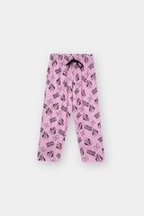 Girls Pink Mini Night Suit