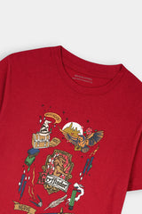 Girls Red Harry Potter Tee (11-14 Years)