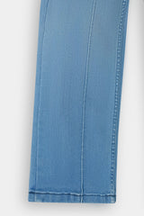 Girls  Light Blue Wide Leg Fake Panel Style