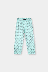 Boys Light Green Base Ball Night Suit