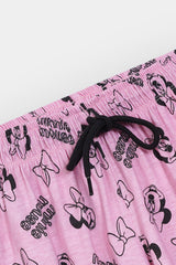 Girls Pink Mini Night Suit