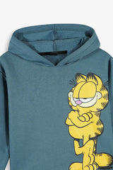 Garfield Fleece Tracksuit – Short Body Hoodie & Wide Leg Trouser