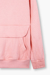 Pink Quilted Hoodie Tracksuit | Cozy Winter Wear for Kids