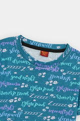 Girls Ferozi Night Suit