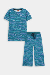 Girls Ferozi Night Suit