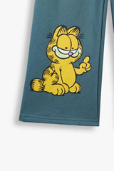 Garfield Fleece Tracksuit – Short Body Hoodie & Wide Leg Trouser
