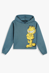Garfield Fleece Tracksuit – Short Body Hoodie & Wide Leg Trouser