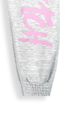 Stitch Printed Fleece Tracksuit – Short Body Hoodie & Jogger Set for Kids