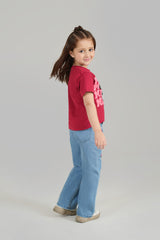 Girls HD Printed Minnie Tee